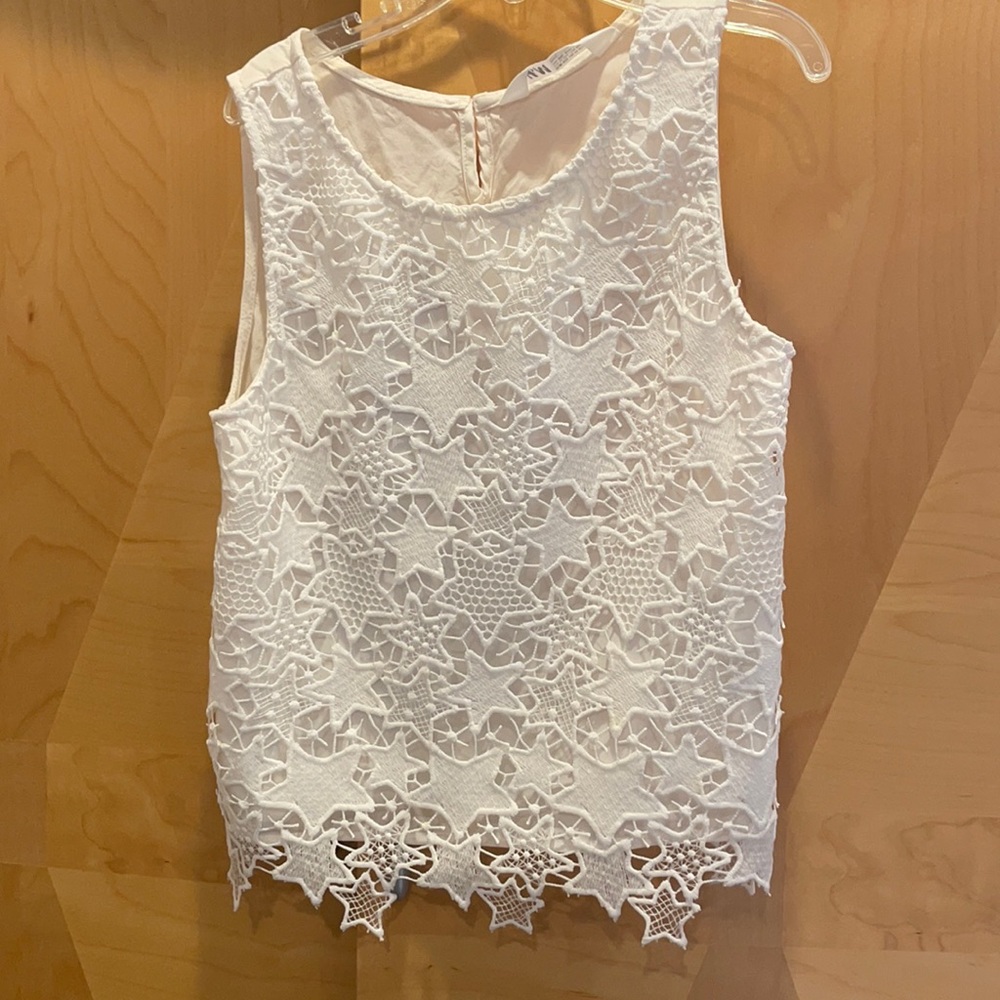 H&M tank top with start detail